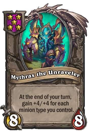 Mythrax the Unraveler Hearthstone kártya