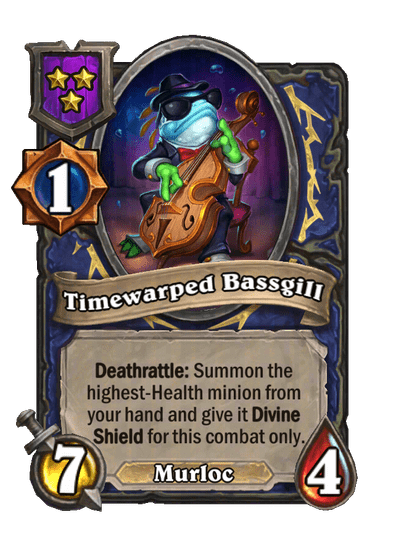 Timewarped Bassgill Hearthstone kártya