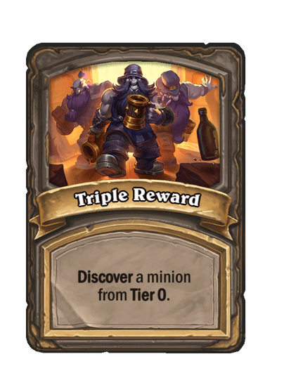 Triple Reward Hearthstone kártya