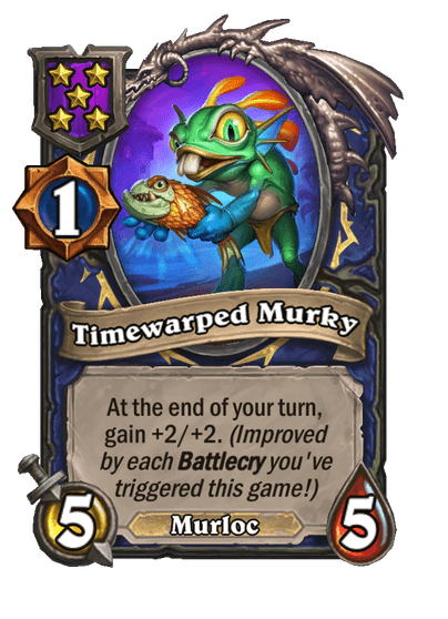 Timewarped Murky Hearthstone kártya