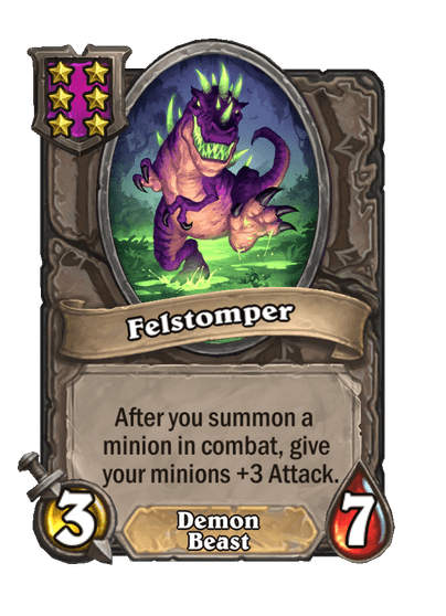 Felstomper Hearthstone kártya