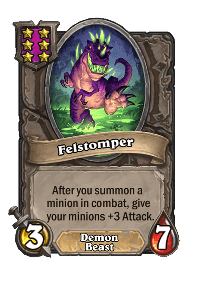 Felstomper Hearthstone kártya