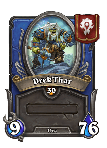 Drek'Thar Hearthstone kártya