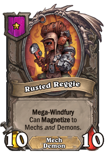 Rusted Reggie Hearthstone kártya