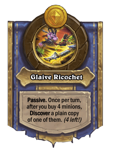 Glaive Ricochet Hearthstone kártya