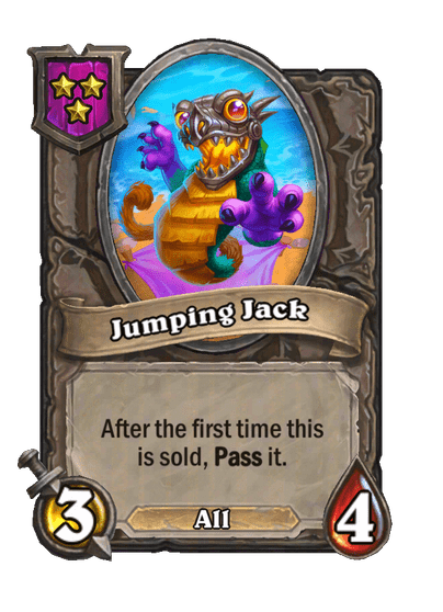 Jumping Jack Hearthstone kártya