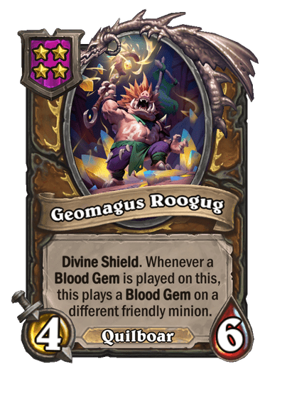 Geomagus Roogug Hearthstone kártya