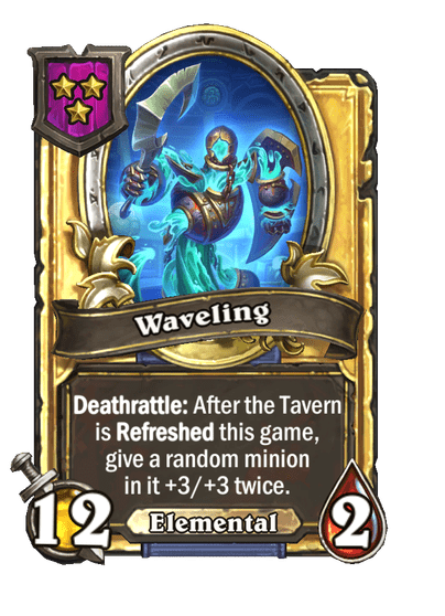 Waveling Hearthstone kártya