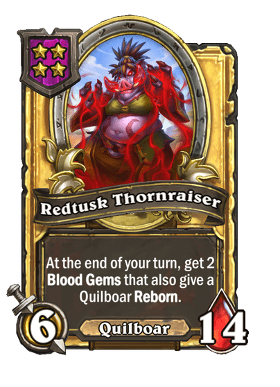 Redtusk Thornraiser Hearthstone kártya