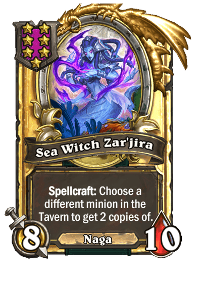 Sea Witch Zar'jira Hearthstone kártya