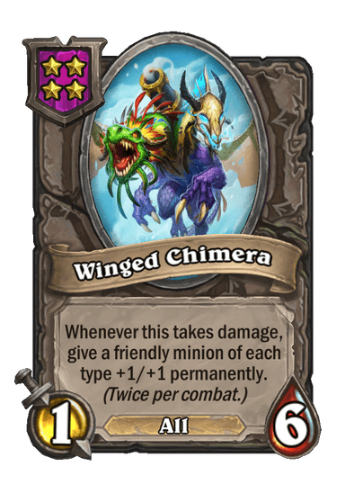 Winged Chimera Hearthstone kártya
