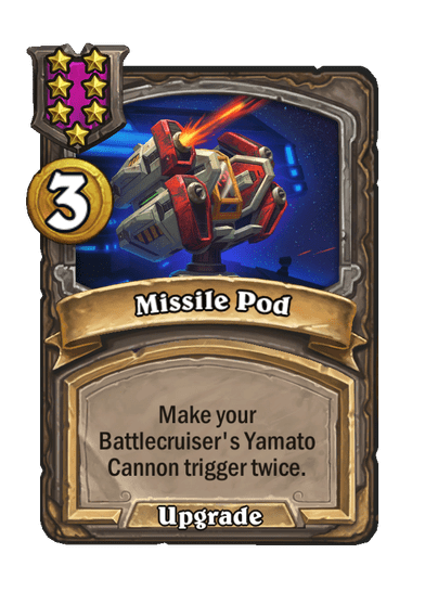 Missile Pod Hearthstone kártya