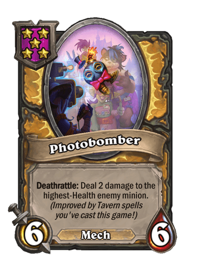 Photobomber Hearthstone kártya