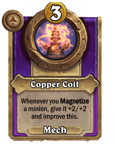 Copper Coil Hearthstone kártya