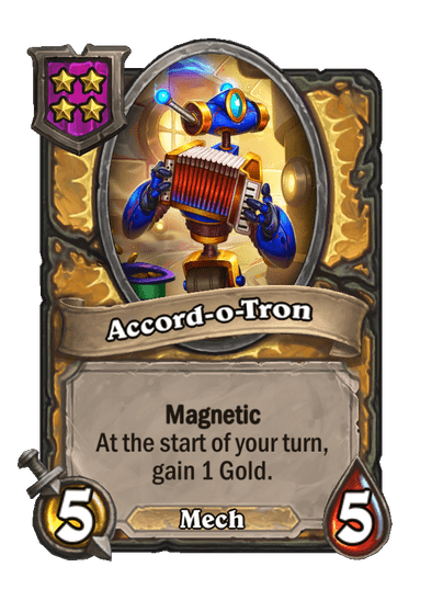 Accord-o-Tron Hearthstone kártya