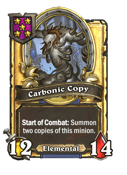 Carbonic Copy Hearthstone kártya