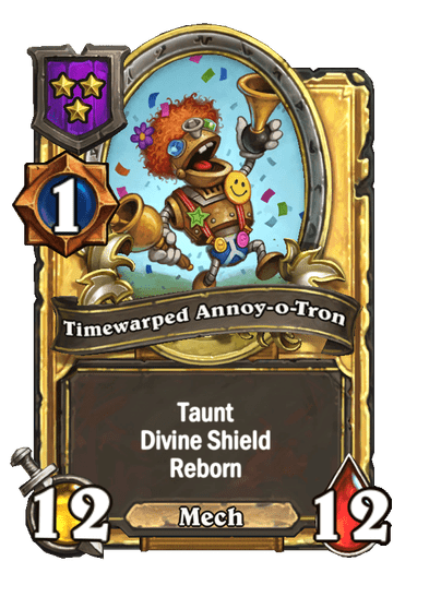 Timewarped Annoy-o-Tron Hearthstone kártya