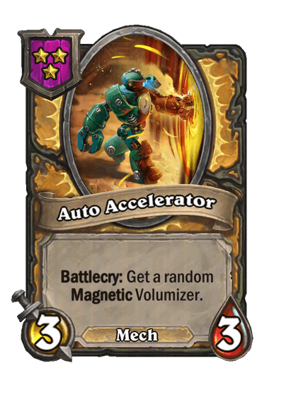 Auto Accelerator Hearthstone kártya