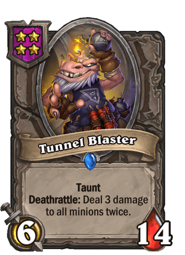 Tunnel Blaster Hearthstone kártya