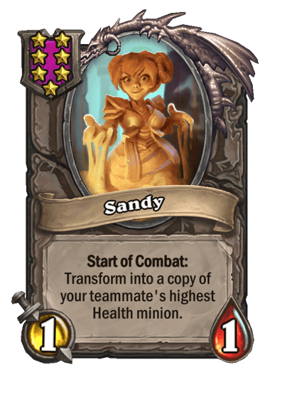 Sandy Hearthstone kártya