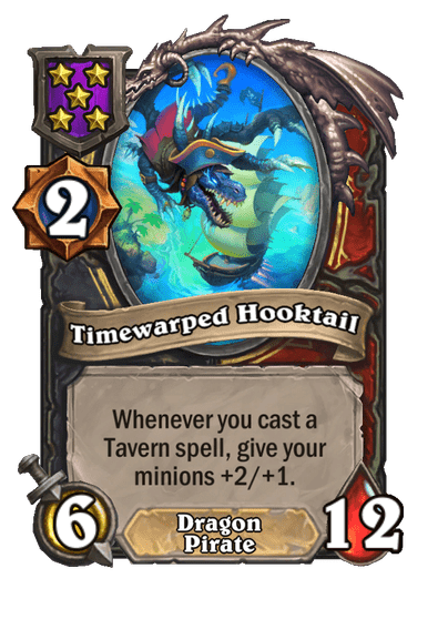 Timewarped Hooktail Hearthstone kártya