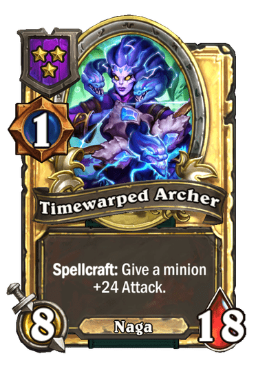 Timewarped Archer Hearthstone kártya