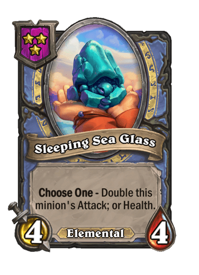 Sleeping Sea Glass Hearthstone kártya