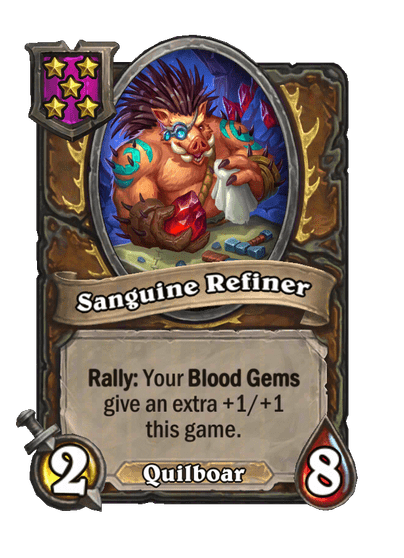 Sanguine Refiner Hearthstone kártya