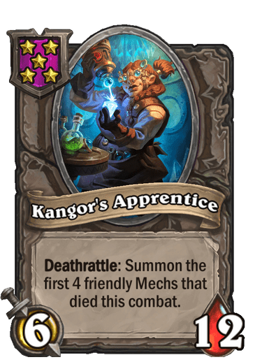 Kangor's Apprentice Hearthstone kártya