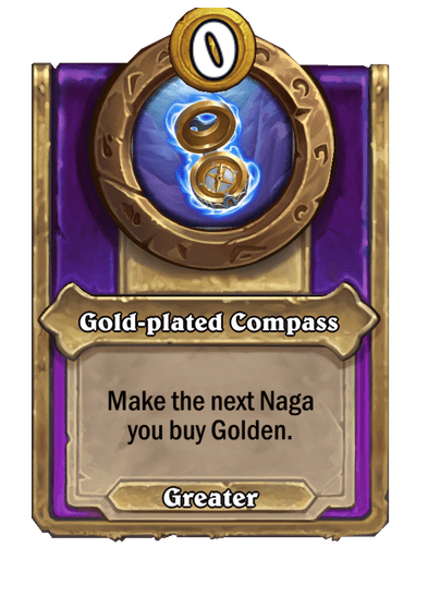 Gold-plated Compass