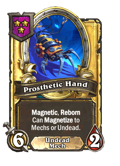 Prosthetic Hand Hearthstone kártya