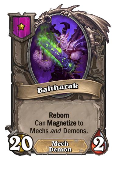 Baltharak Hearthstone kártya