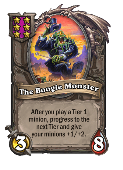 The Boogie Monster Hearthstone kártya