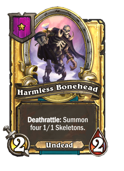Harmless Bonehead Hearthstone kártya