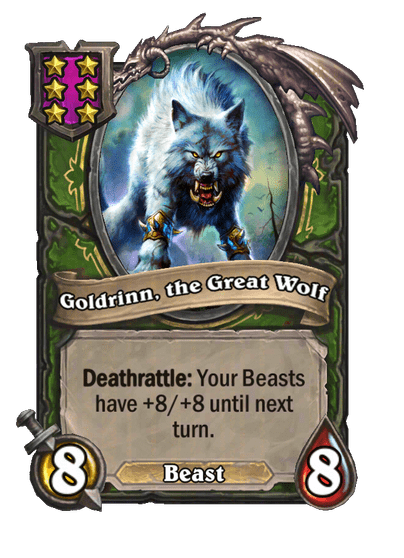 Goldrinn, the Great Wolf Hearthstone kártya