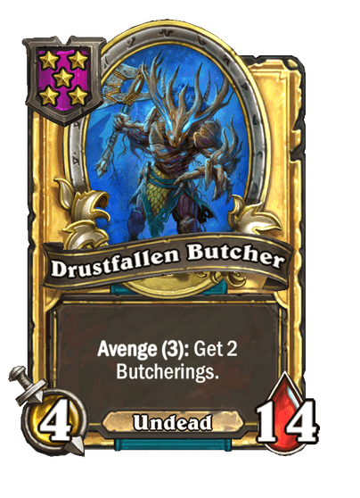 Drustfallen Butcher Hearthstone kártya