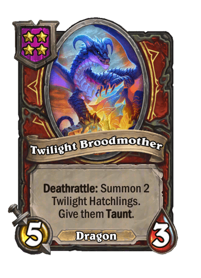 Twilight Broodmother Hearthstone kártya