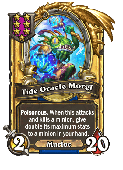 Tide Oracle Morgl Hearthstone kártya