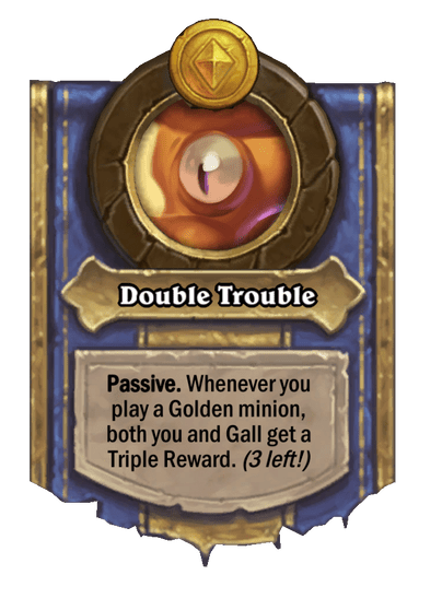 Double Trouble Hearthstone kártya