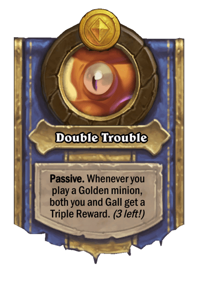 Double Trouble Hearthstone kártya
