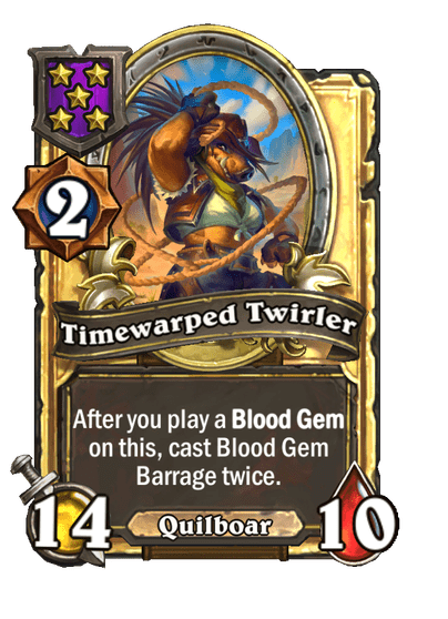 Timewarped Twirler Hearthstone kártya