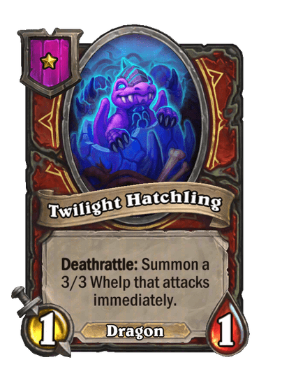 Twilight Hatchling Hearthstone kártya