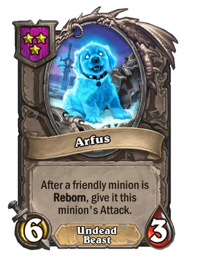 Arfus Hearthstone kártya