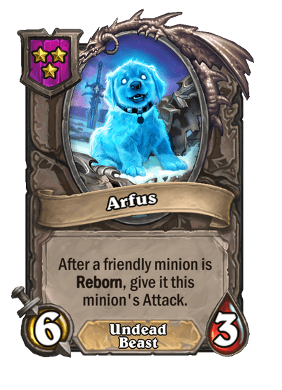 Arfus Hearthstone kártya