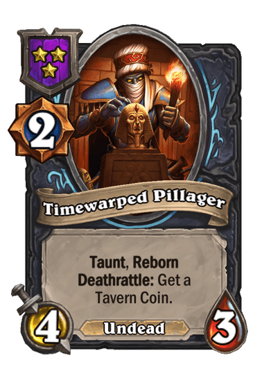 Timewarped Pillager Hearthstone kártya