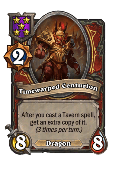 Timewarped Centurion Hearthstone kártya