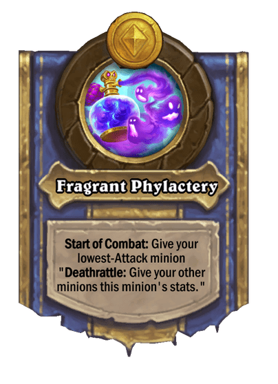 Fragrant Phylactery Hearthstone kártya