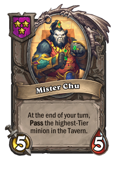 Mister Chu Hearthstone kártya