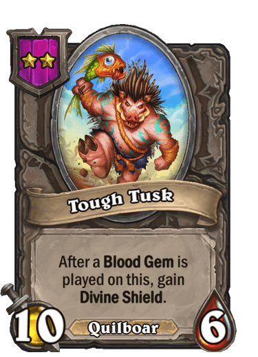 Tough Tusk Hearthstone kártya
