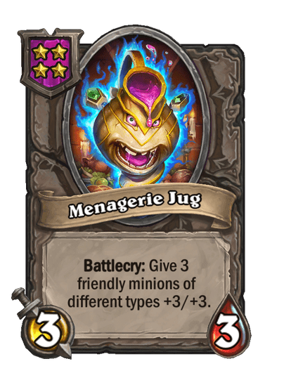 Menagerie Jug Hearthstone kártya
